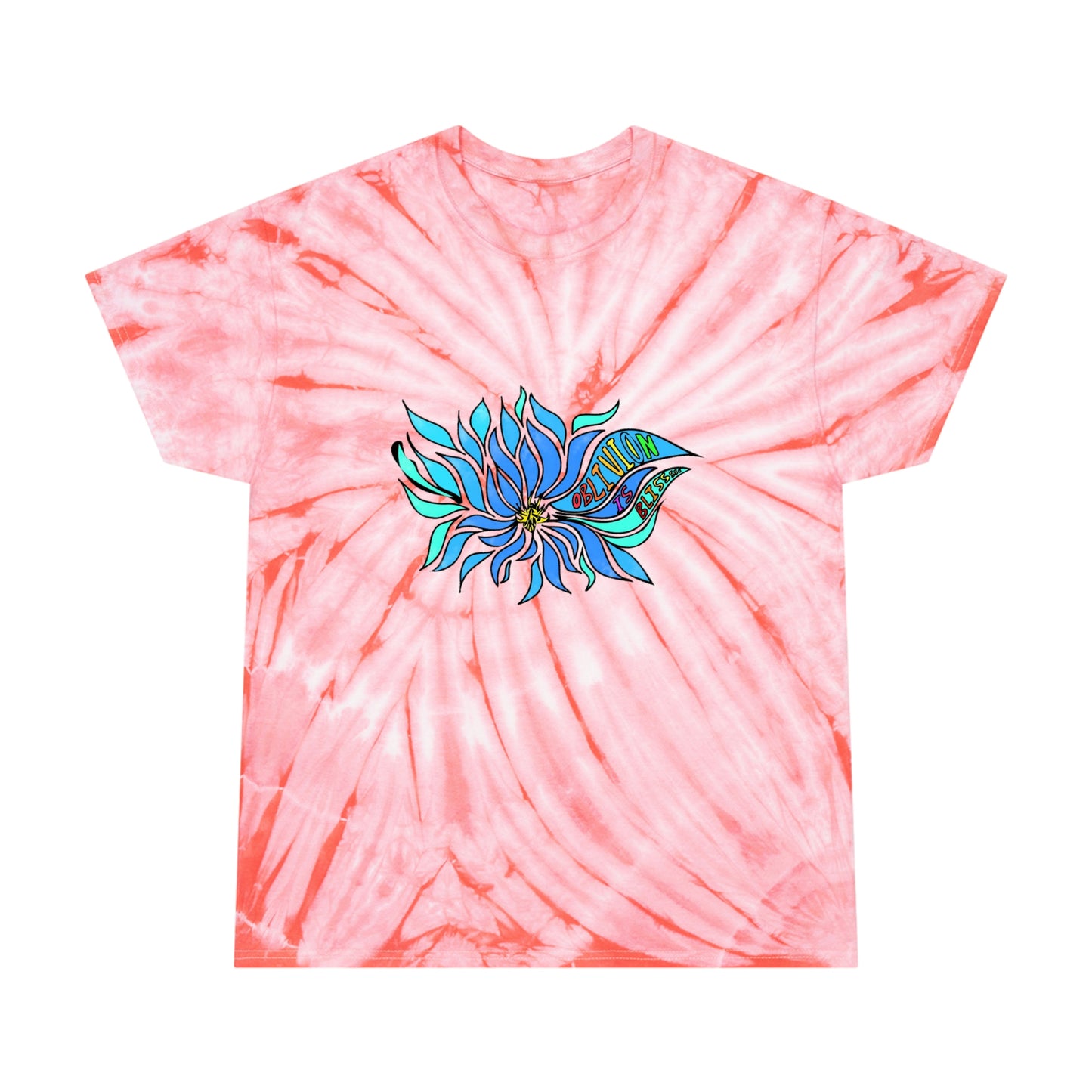 Pink Vintage Streetwear Tie-Dye T-Shirt