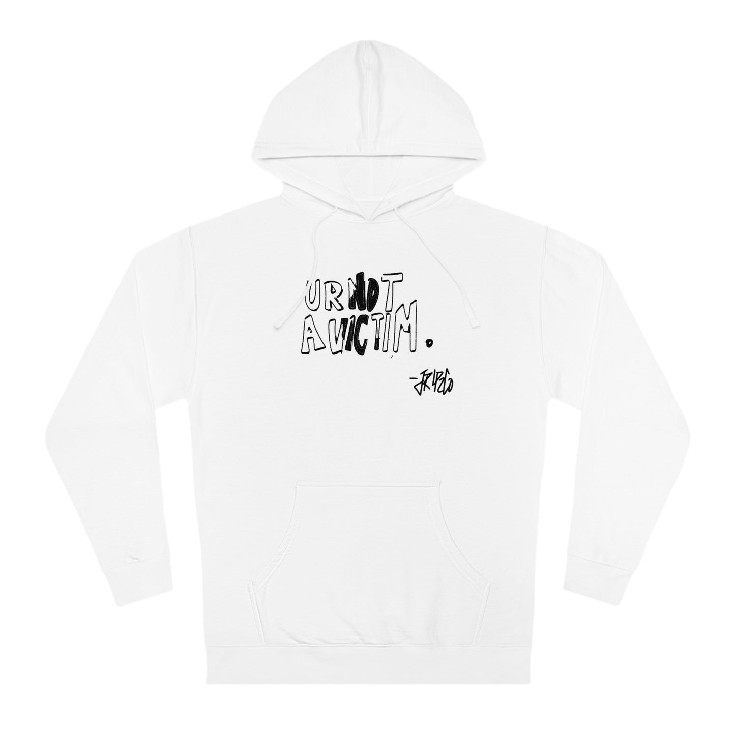 Classic White Graphic Hoodie